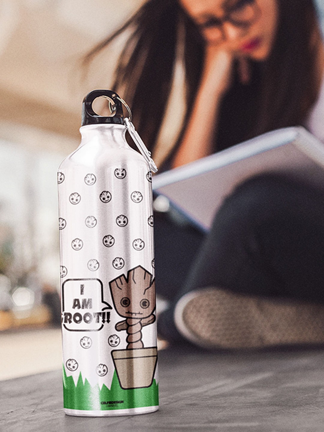 

macmerise Unisex Multi Water Bottle, White