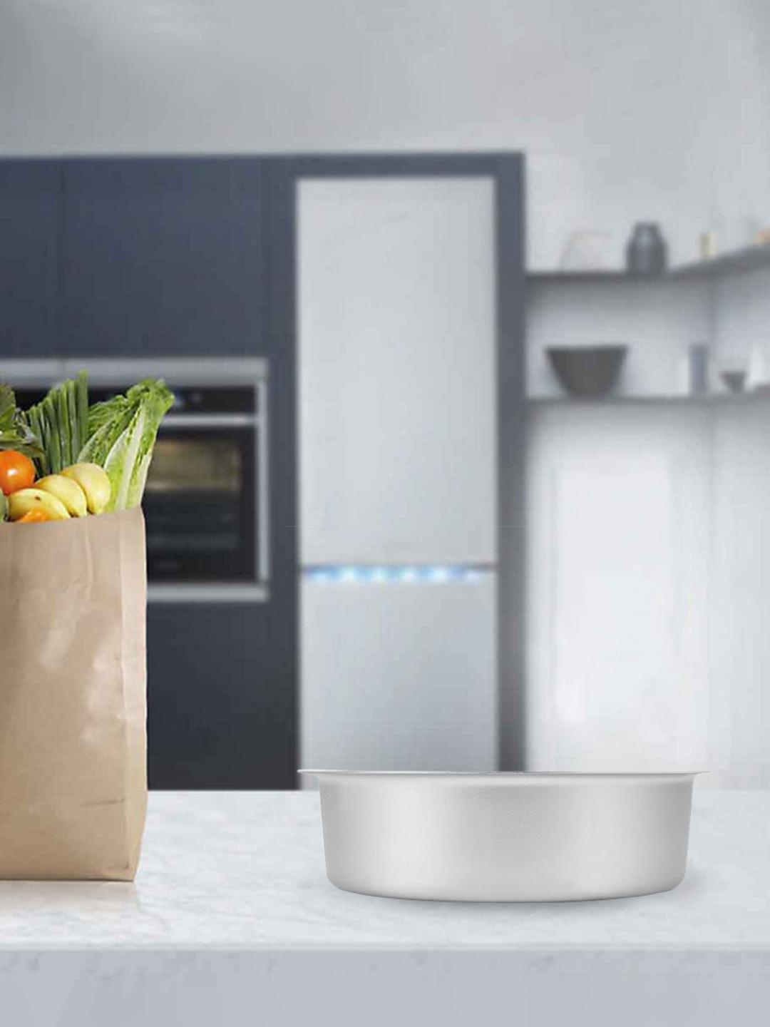 

Athome by Nilkamal Grey Solid Round Large Cake Mould