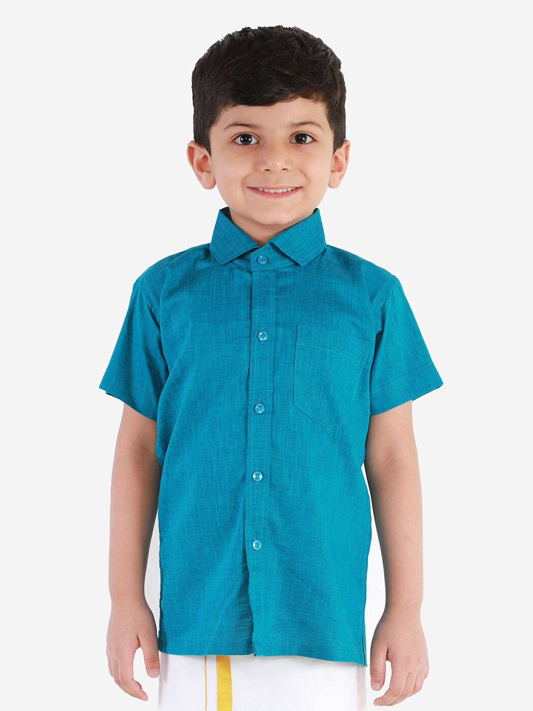 

JBN Creation Boys Turquoise Blue Premium Casual Shirt