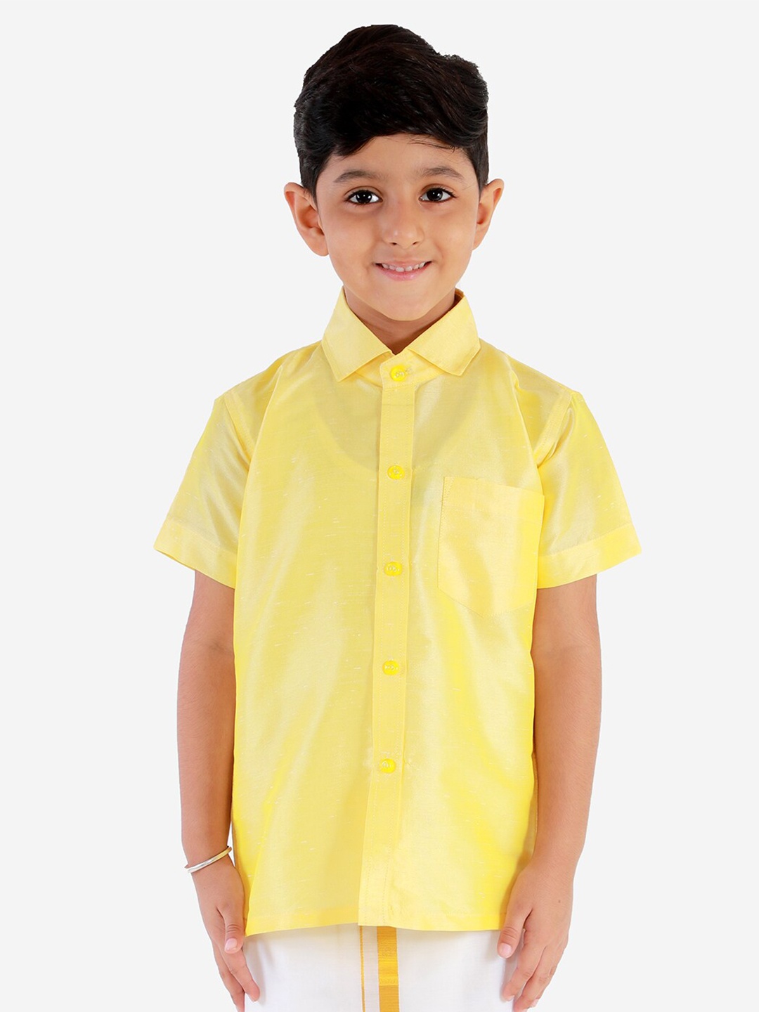 

JBN Creation Boys Yellow Premium Casual Shirt