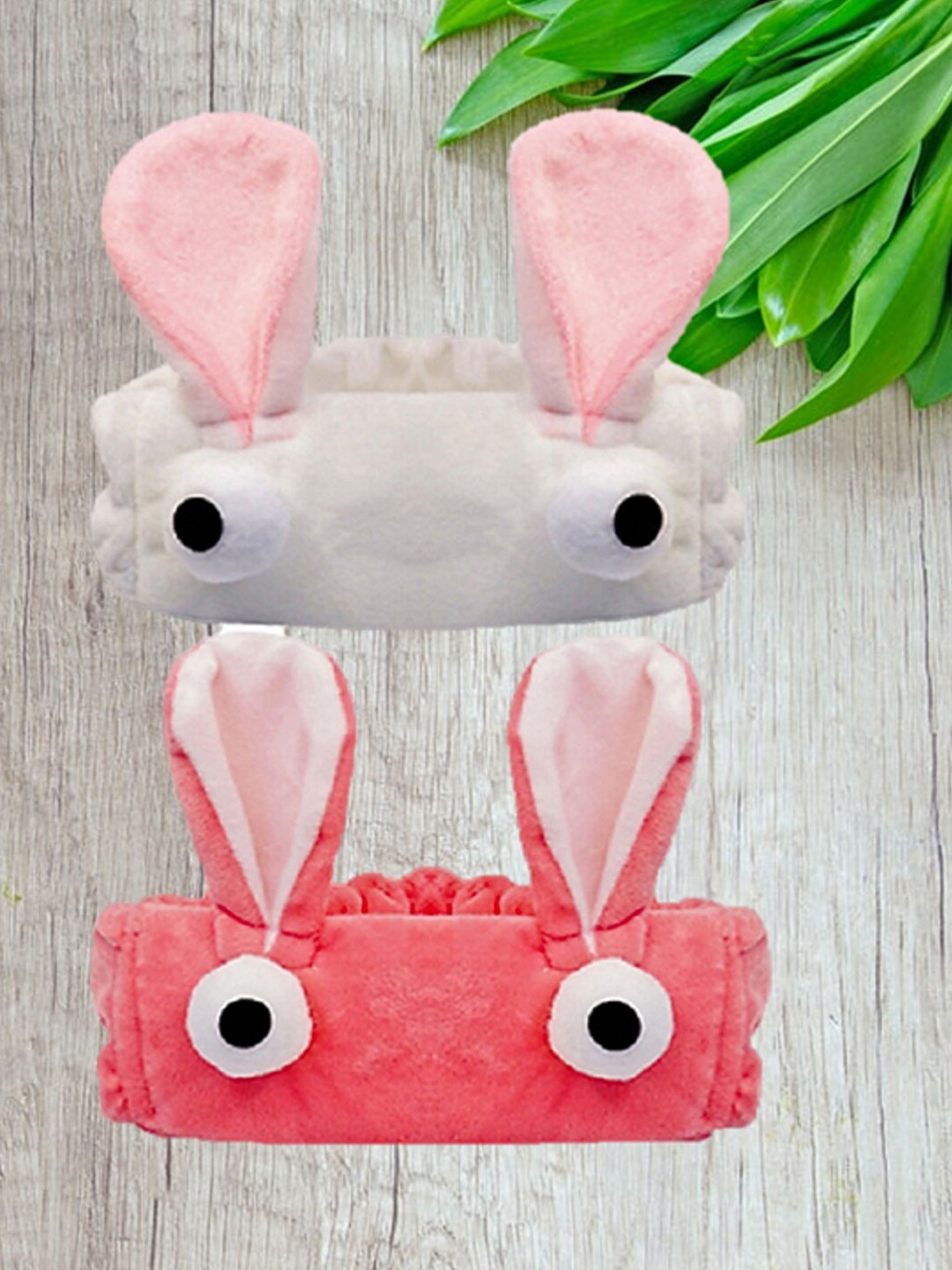 

Proplady Unisex Kids White & Red Set of 2 Fur Hairband