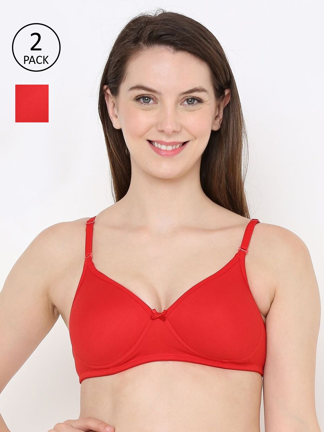 

Berrys Intimatess Red Bra Lightly Padded