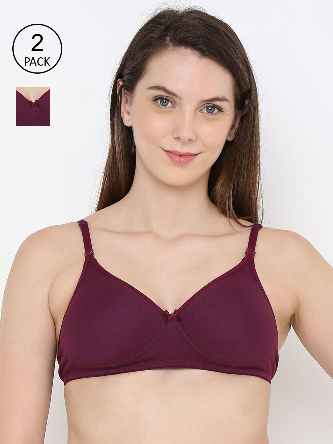 

Berrys Intimatess Pack of 2 Violet Lightly Padded Everyday Bra