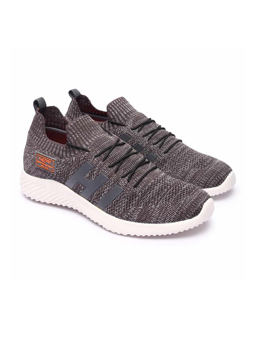 

Lancer Men Grey THUNDER Mid Top Running Shoes