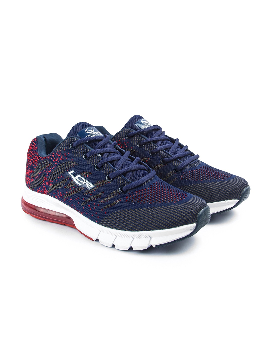 

Lancer Men Navy Blue Textile Running Non-Marking Shoes