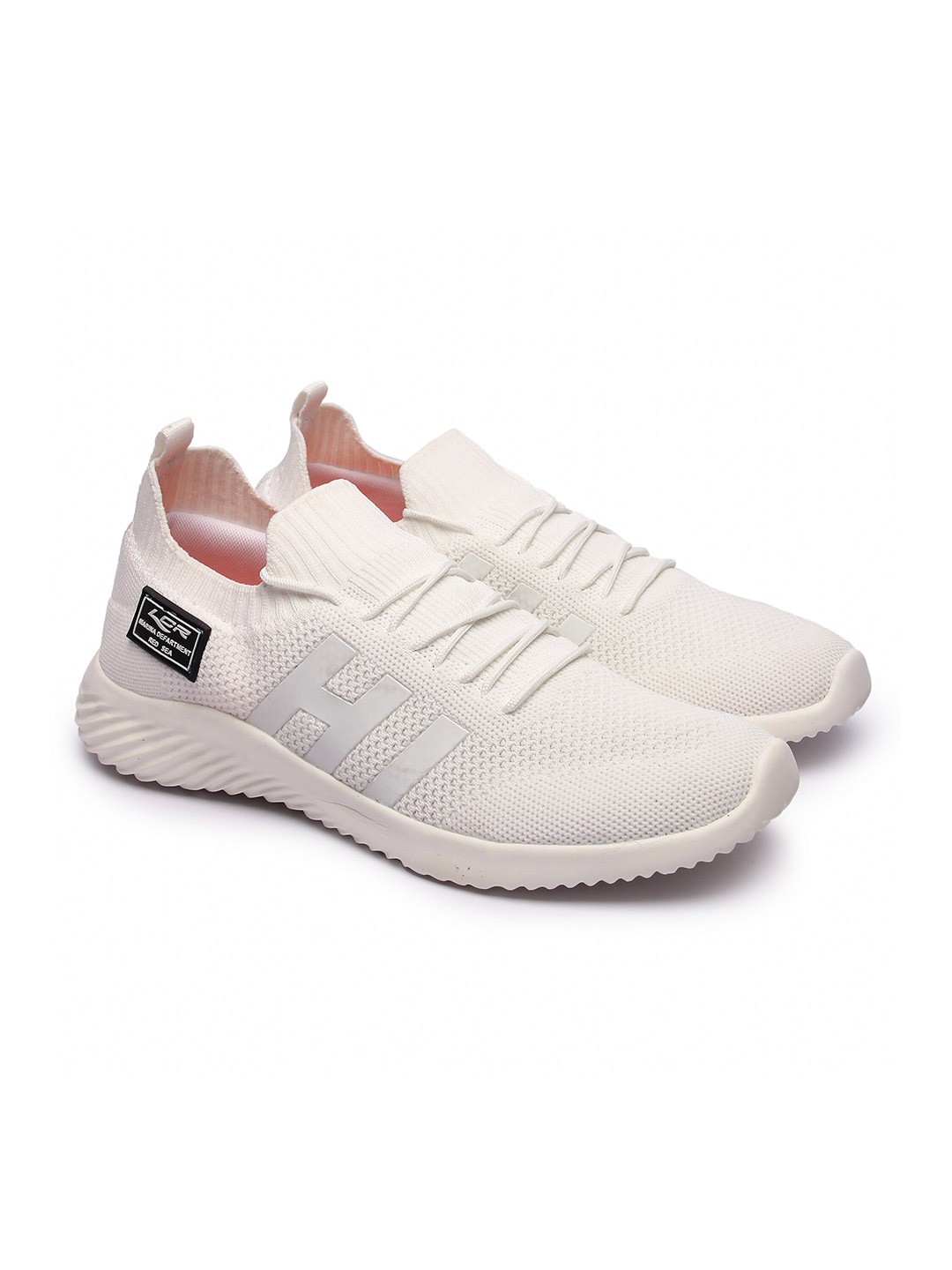 

Lancer Men White Textile Running Non-Marking Shoes