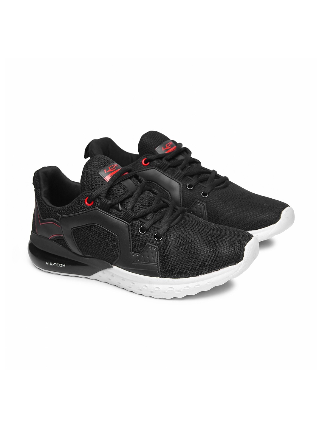 

Lancer Men Black Mesh Running Non-Marking Sports Shoes