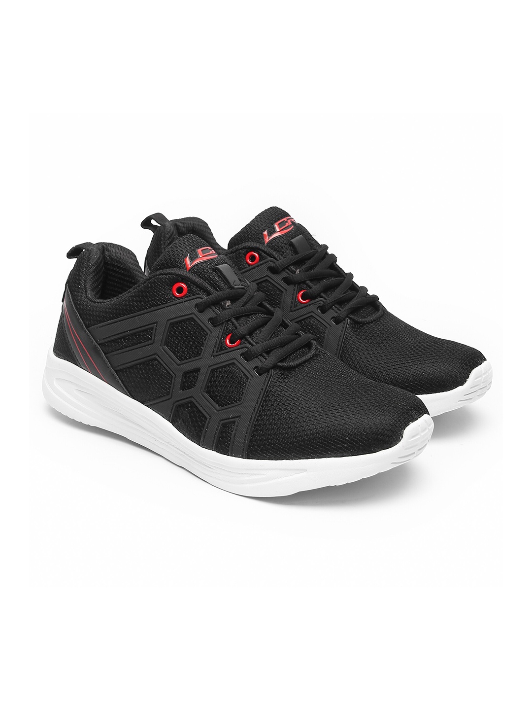 

Lancer Men Black Mesh Running Non-Marking Sports Shoes