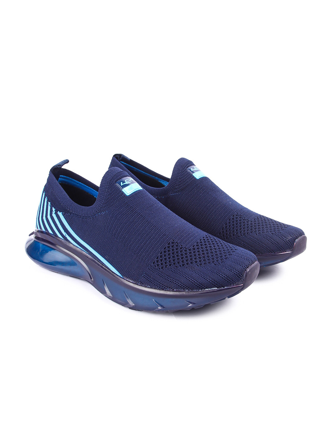 

Lancer Men Navy Blue Textile Running Non-Marking Shoes