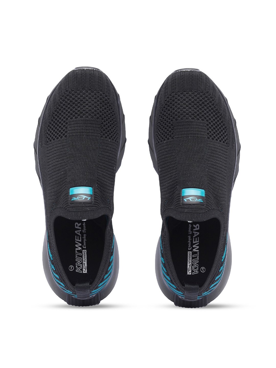 

Lancer Men Black Textile Running Non-Marking Shoes
