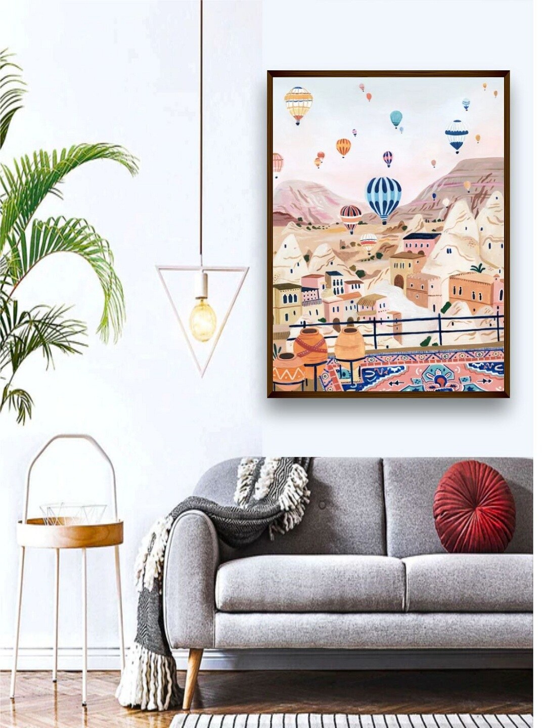 

The Art House Multi-Colored Abstract Painting Frame Wall Art