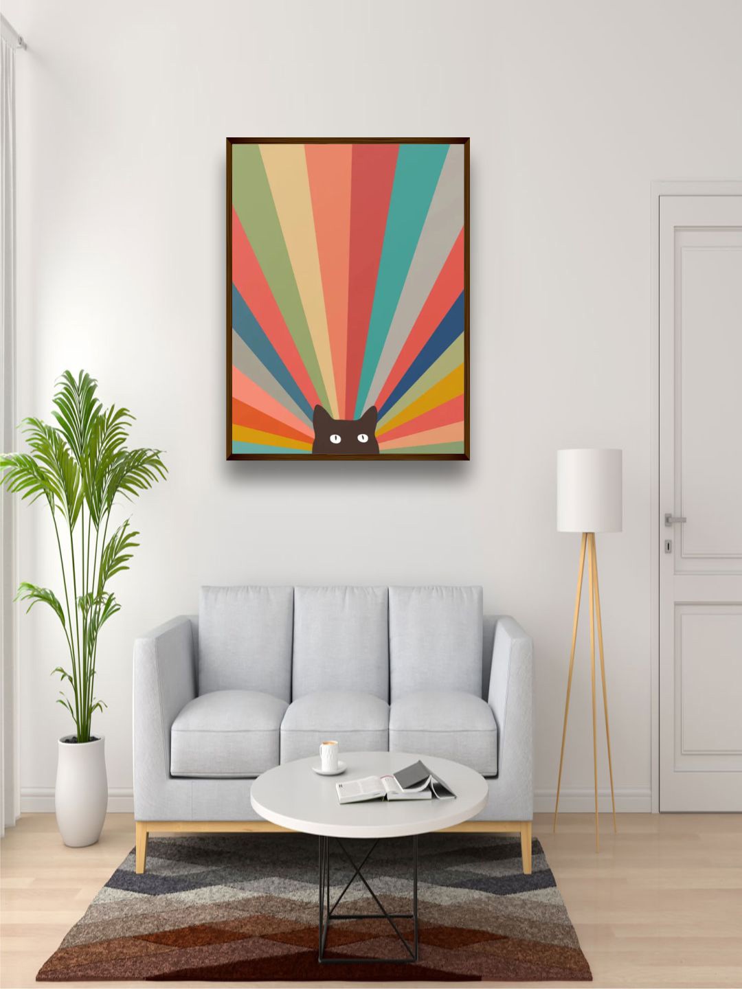

The Art House Red & Green Abstract Painting Wall Art