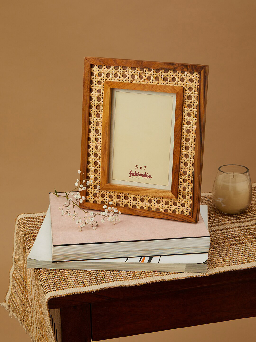 

Fabindia Beige Wooden Photo Frames