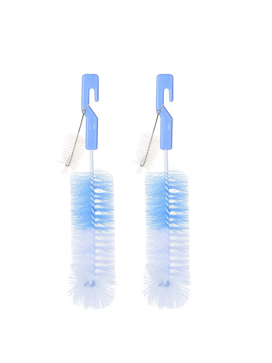 

BUDDSBUDDY Pack of 2 Blue Baby Bottle & Nipple Cleaning Brush