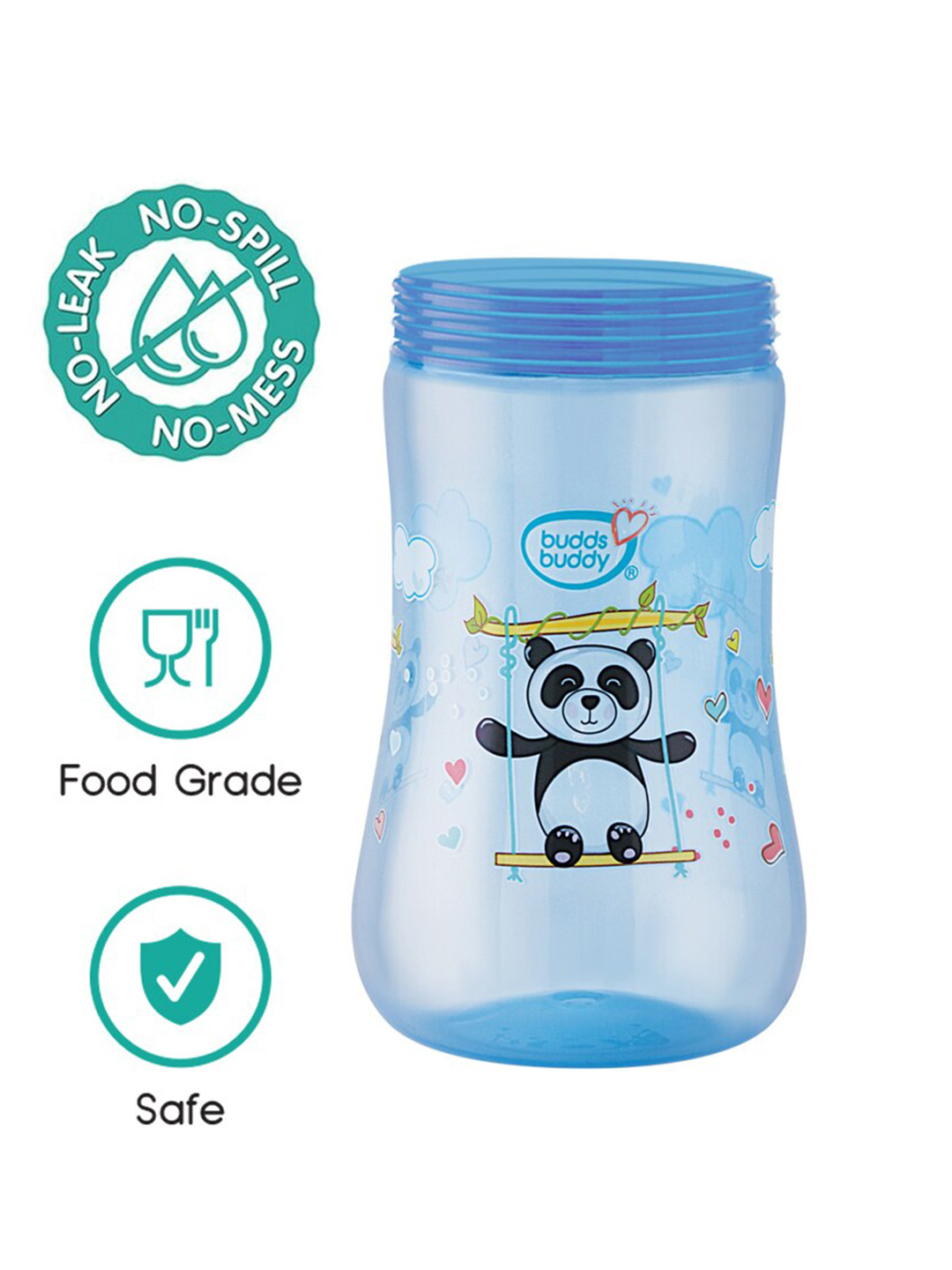 

BUDDSBUDDY Kids Blue Premium All Round Cup, 300 ml