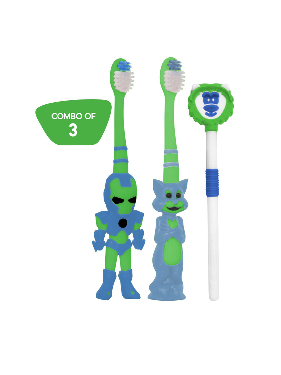 

BUDDSBUDDY Kids Set of 3 Oral Care, Multi
