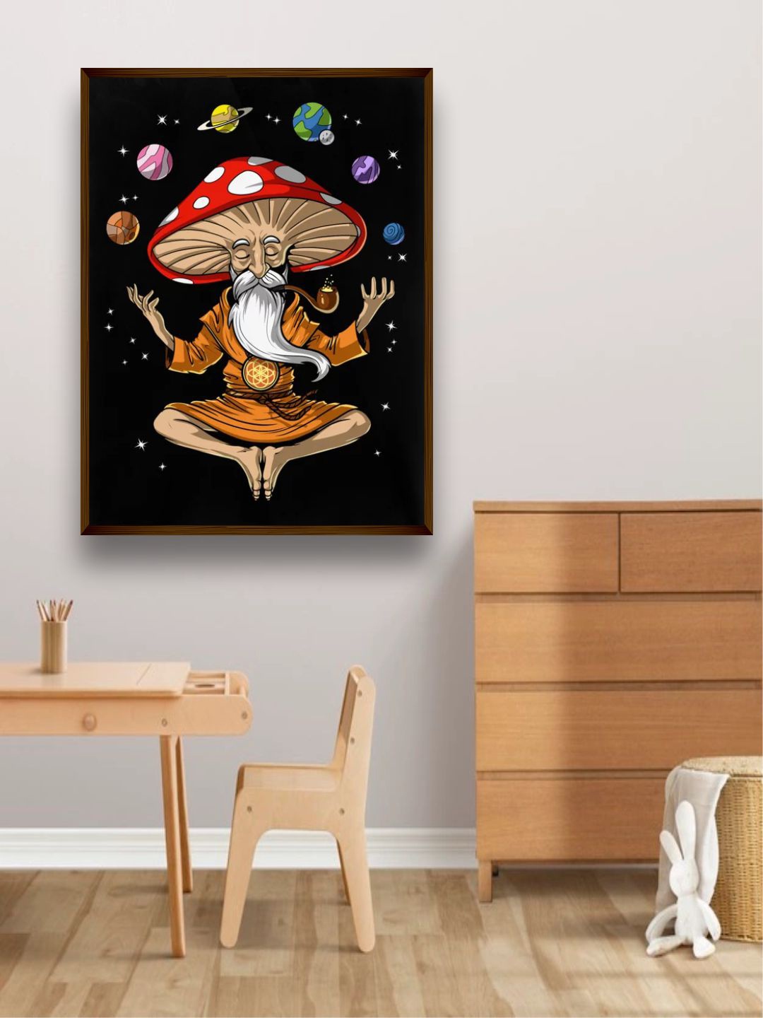 

The Art House Black & Red Printed Framed Painting Wall Art