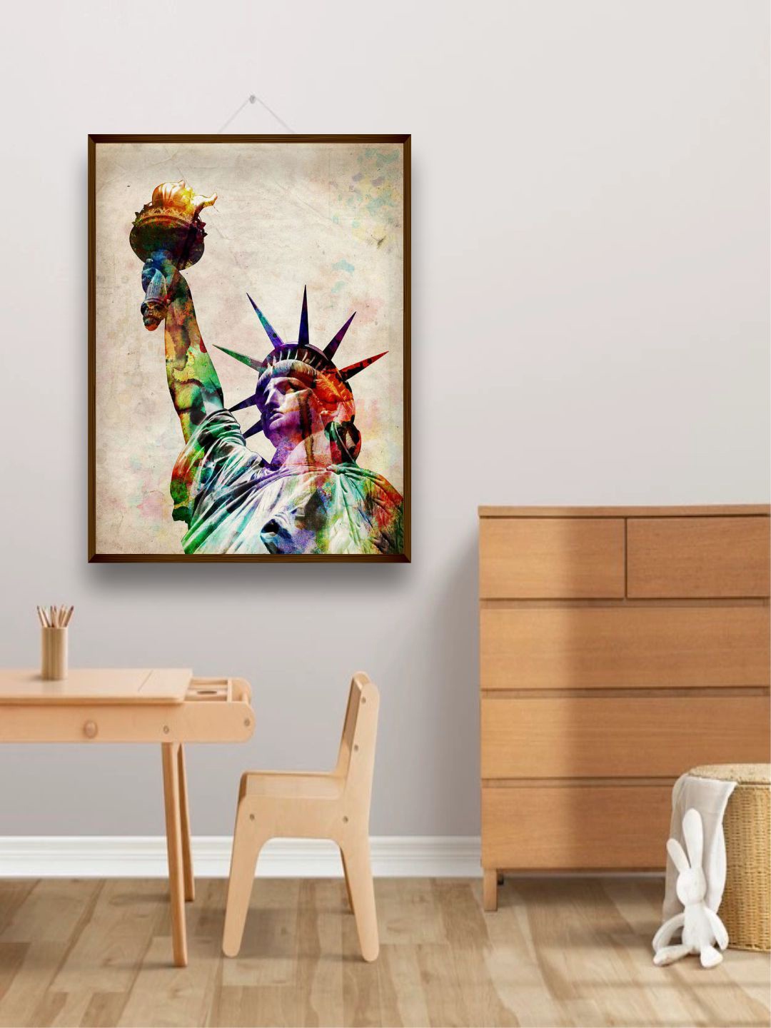 

The Art House Beige & Green Printed Framed Painting Wall Art