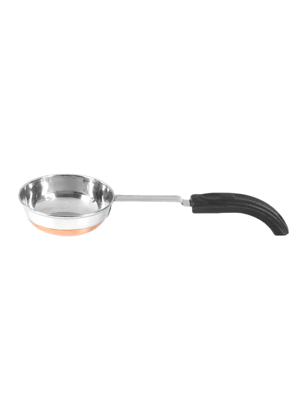 

Fabindia Steel-Toned Stainless Steel Ayodhya Tadka Pan, Grey