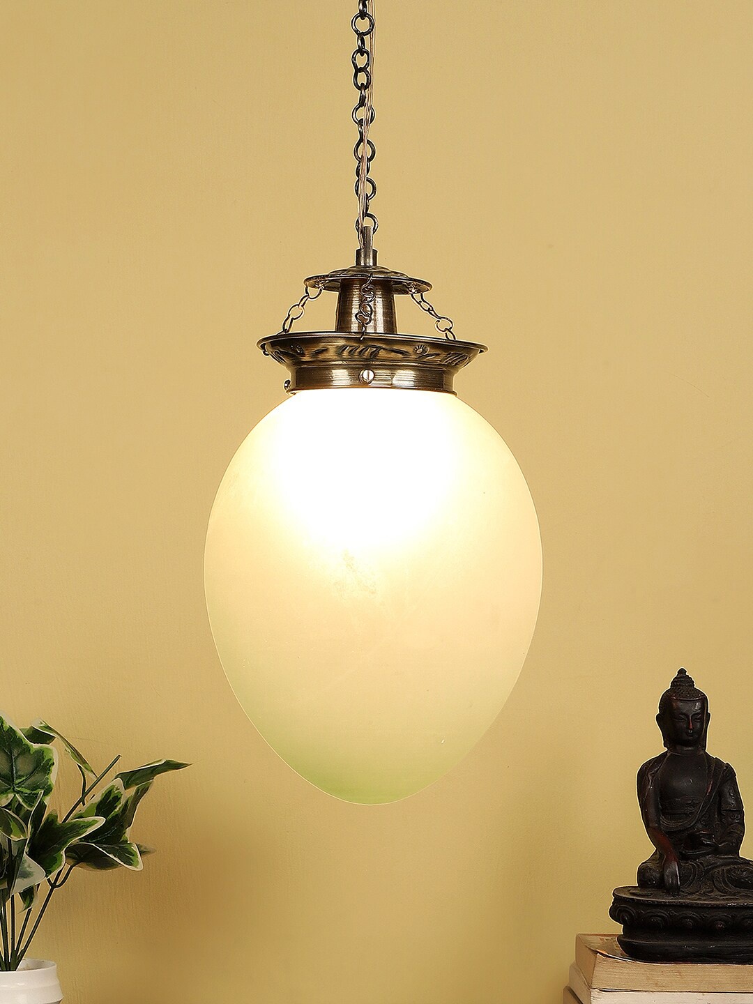 

Devansh White Solid Glass Ceiling Lamp