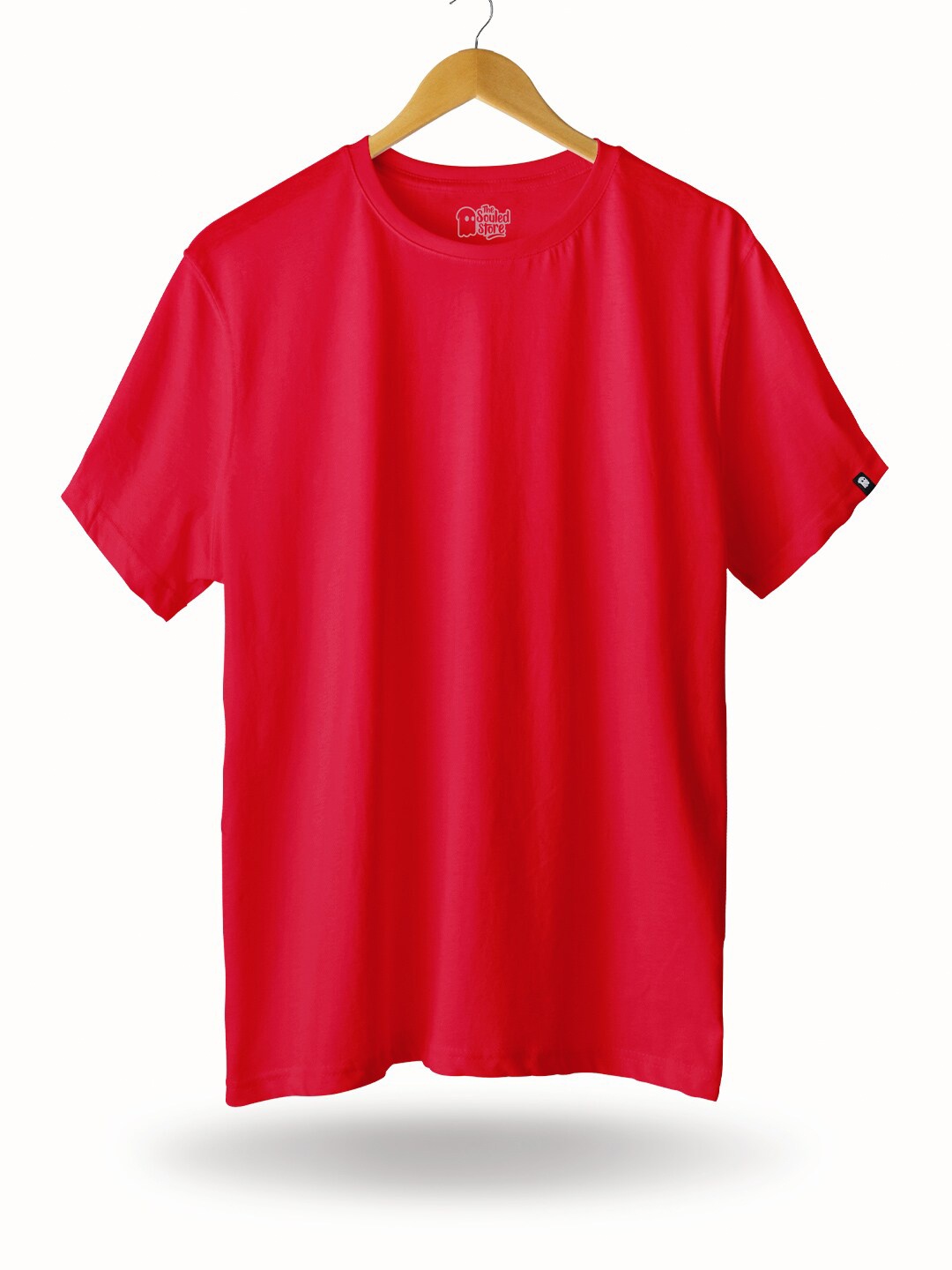 

The Souled Store Men Red Drop-Shoulder Sleeves T-shirt