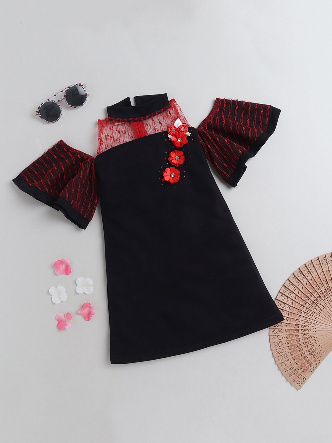 

The Magic Wand Black A-Line Dress