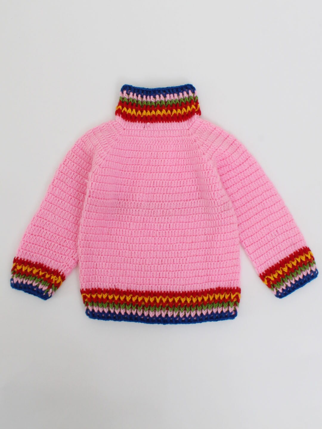 

Woonie Unisex Kids Pink Sweaters