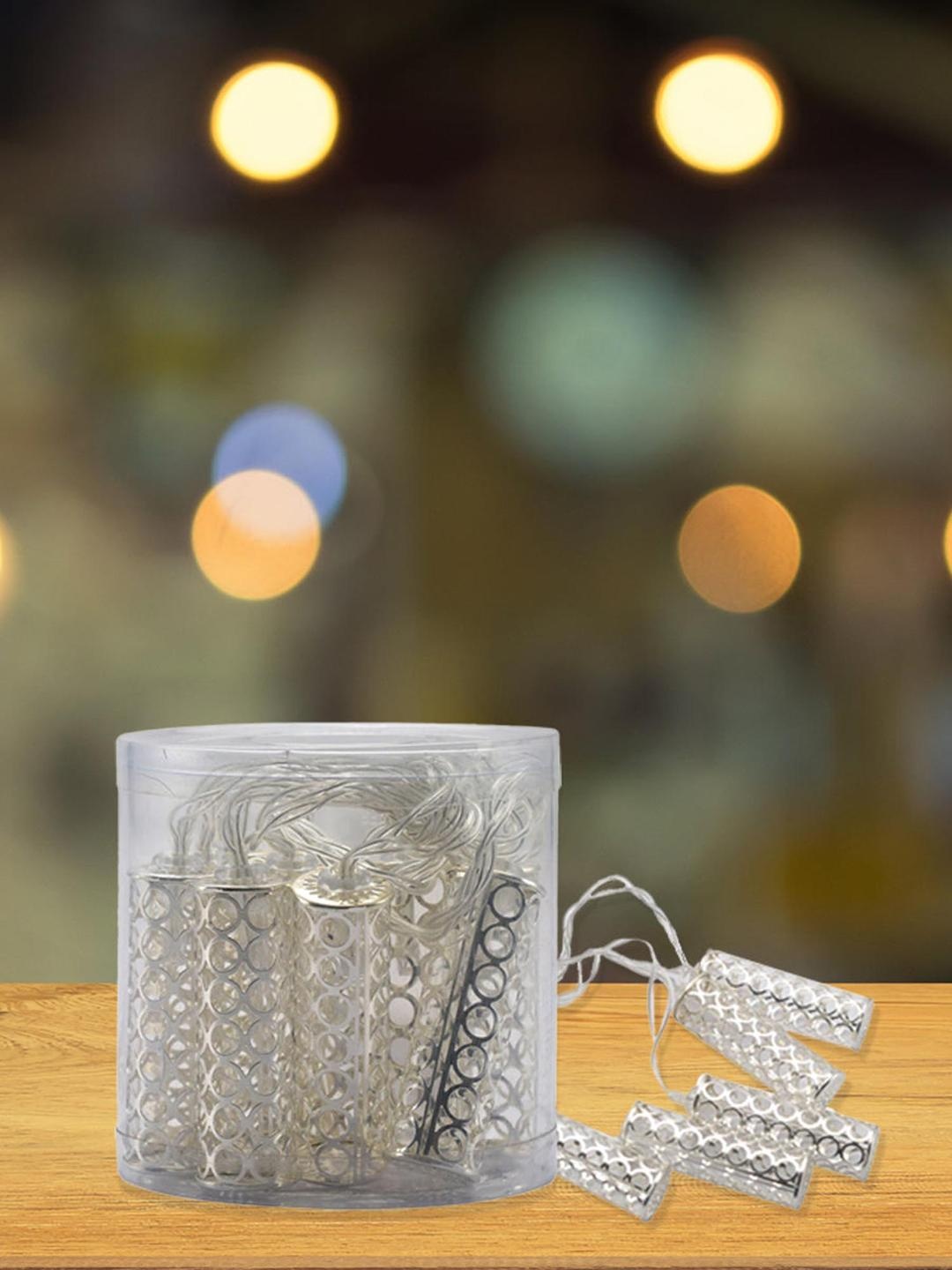

Athome by Nilkamal Gold-Toned Festiva Cylindric String Light