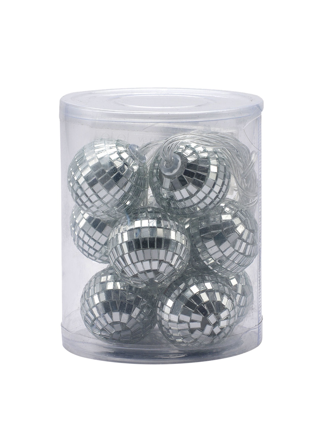 

Athome by Nilkamal Silver-Toned Festva Disco Ball String Light