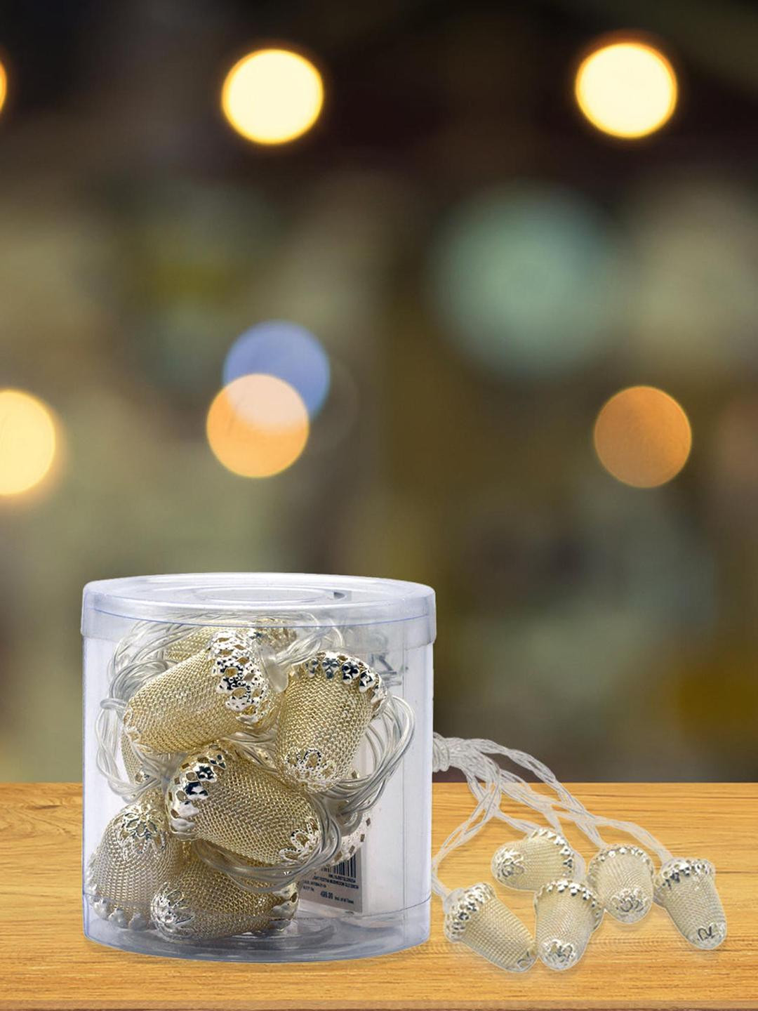 

Athome by Nilkamal Gold-Toned Festiva Mushroom String Light