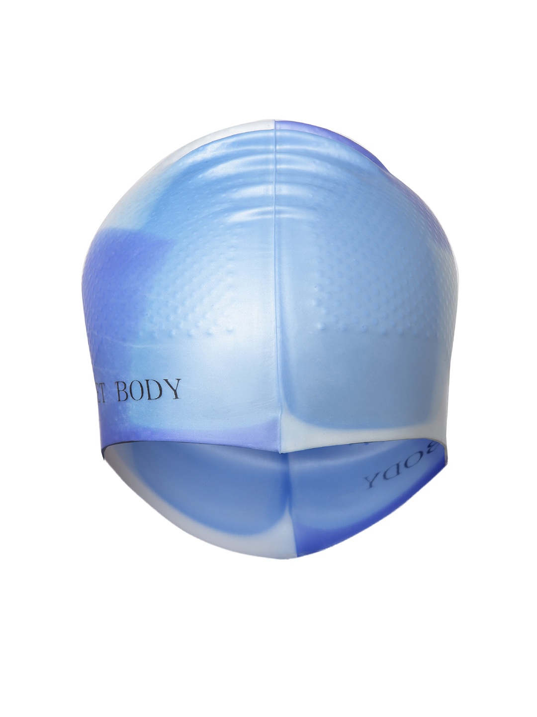 

CUKOO Women Blue & White Solid Silicon Swimming Cap