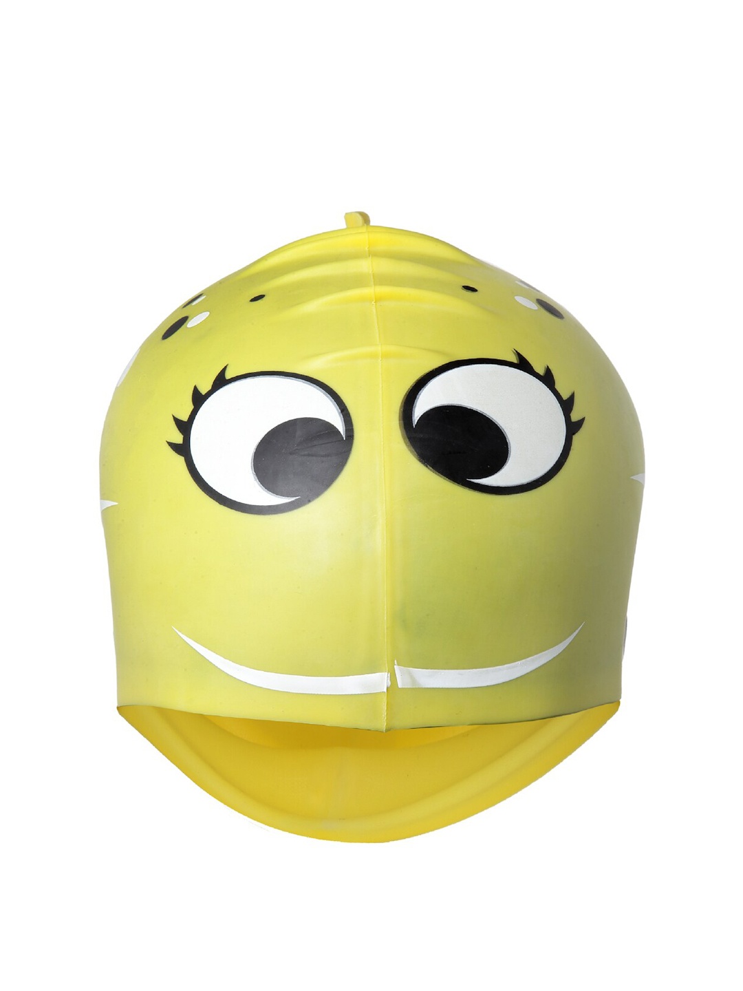 

CUKOO Women Yellow & White Printed Comfort-Fit Swimming Cap
