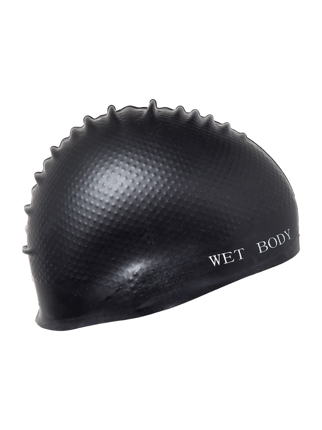 

CUKOO Women Black Solid Comfort-Fit Swimming Cap