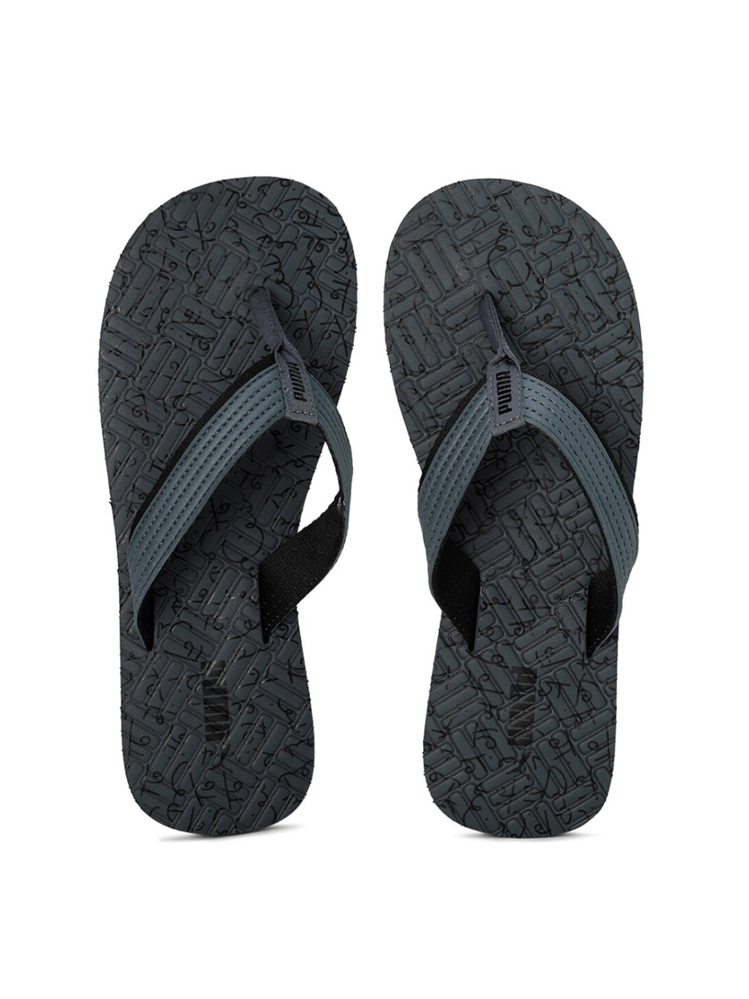 

Puma Unisex Grey Flip Flops