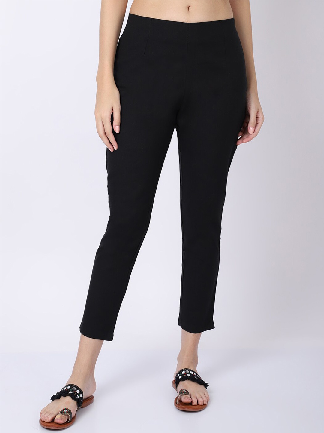 

Cantabil Women Black Trousers