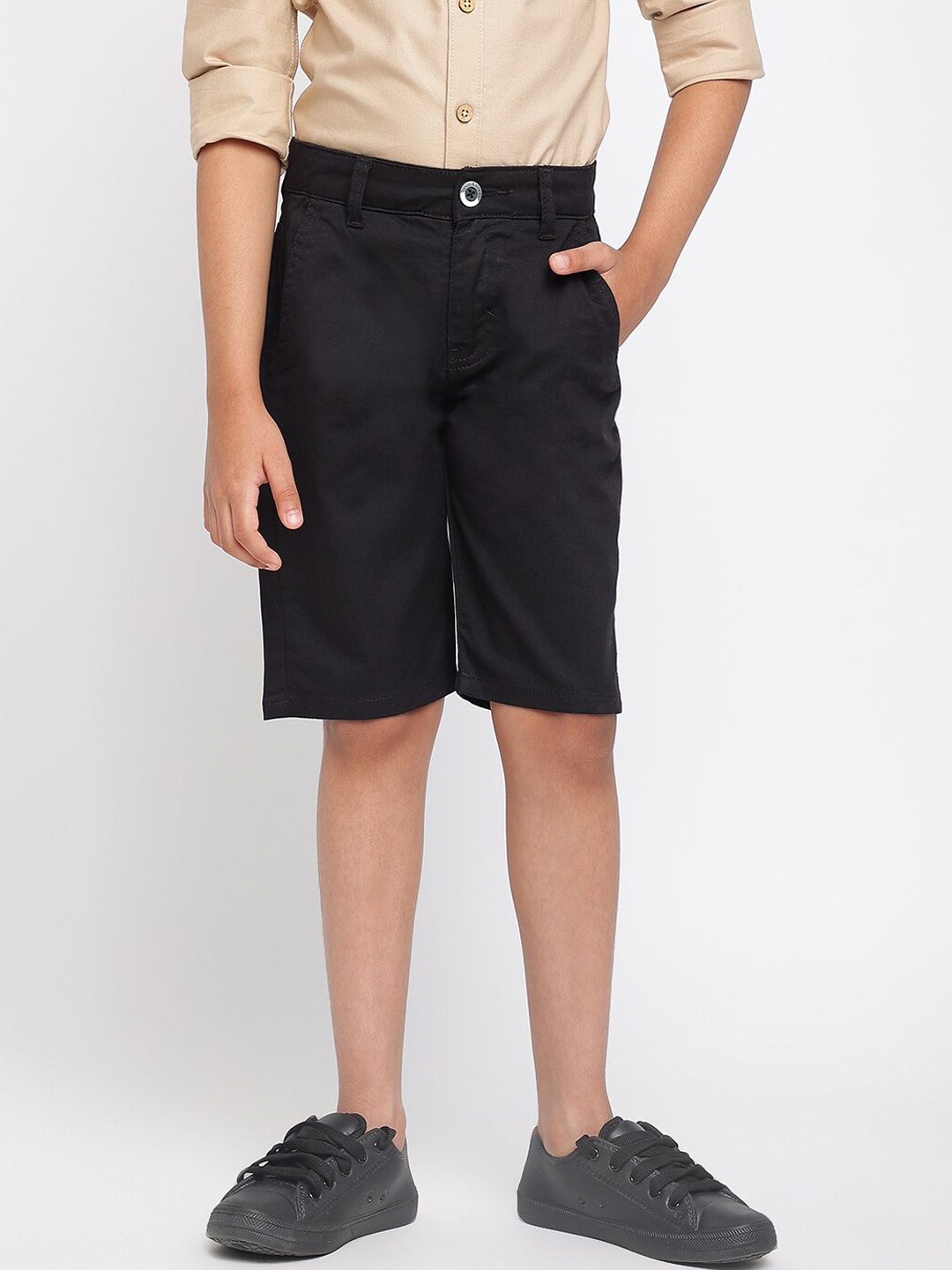 

TALES & STORIES Boys Black Shorts