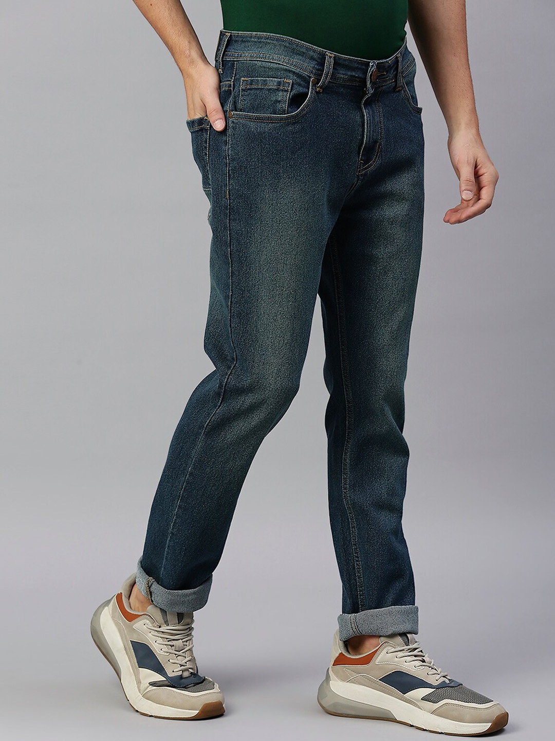 

High Star Men Blue Slim Fit Light Fade Stretchable Jeans