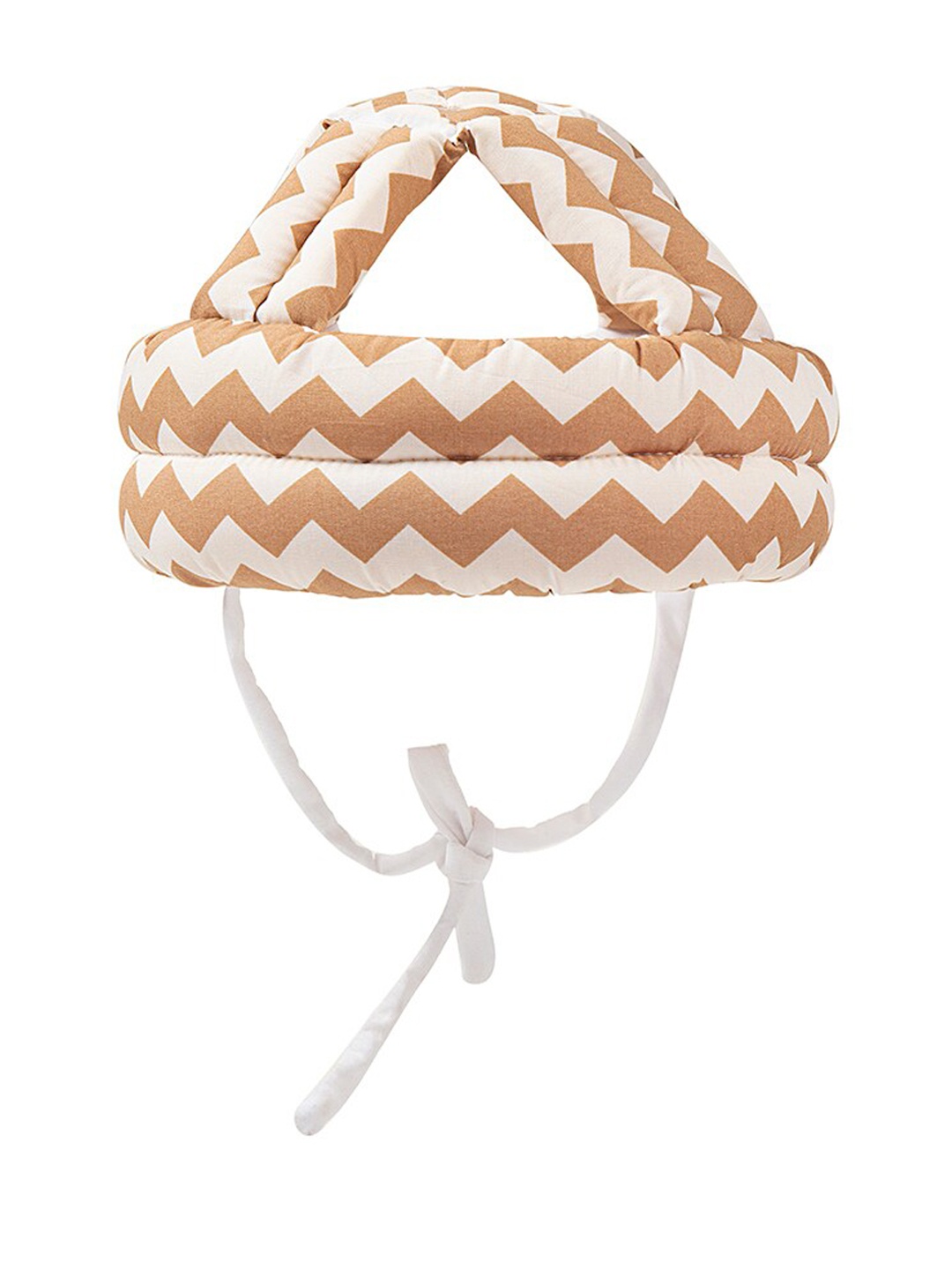 

Baby Moo Brown Printed Cushioned Safety Helmet