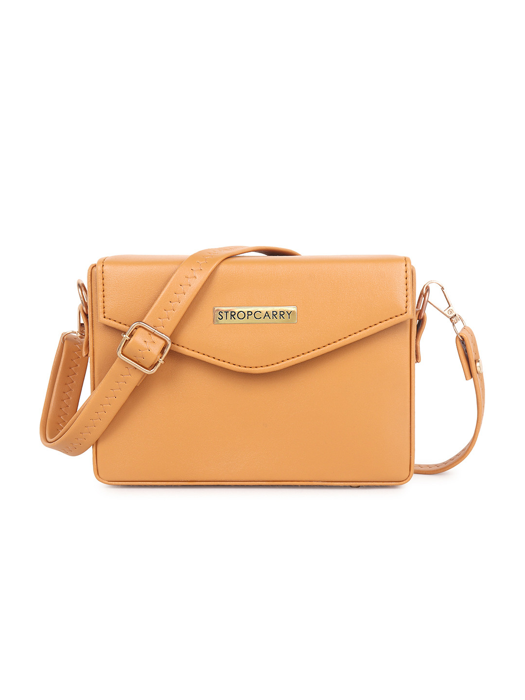 

Stropcarry Yellow Structured Sling Bag