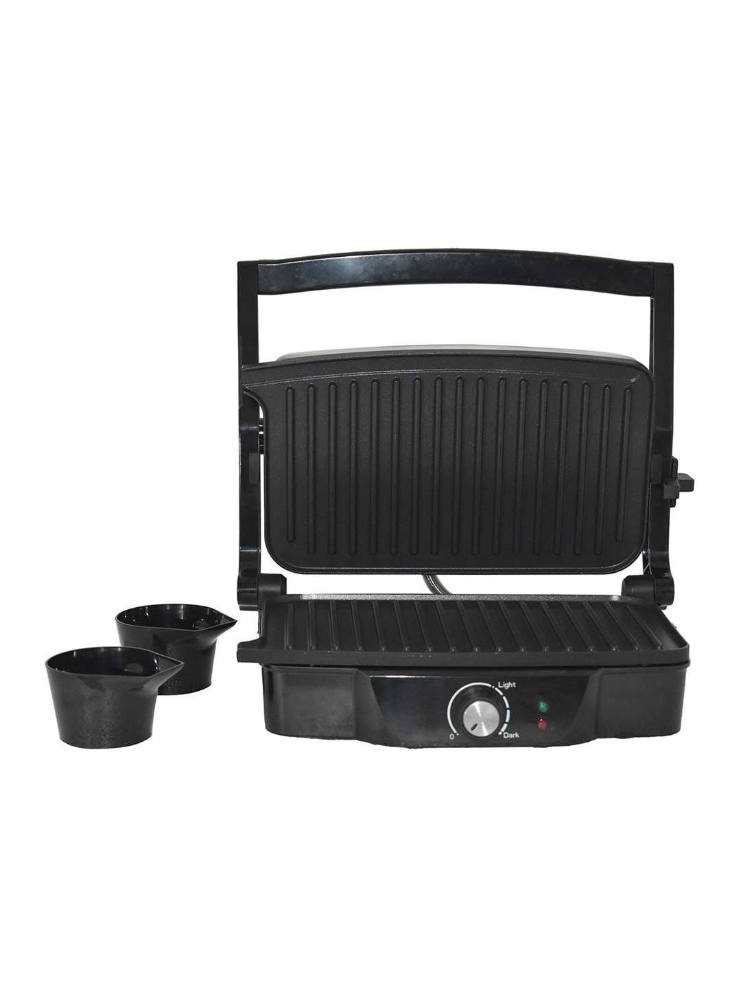 

Eslite Black Steel Panini Press & Indoor Grill Cool Touch Handle Sandwich Maker
