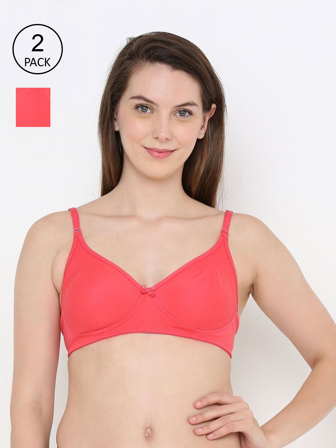 

Berrys Intimatess Pack Of 2 Peach-Coloured Everyday Bra