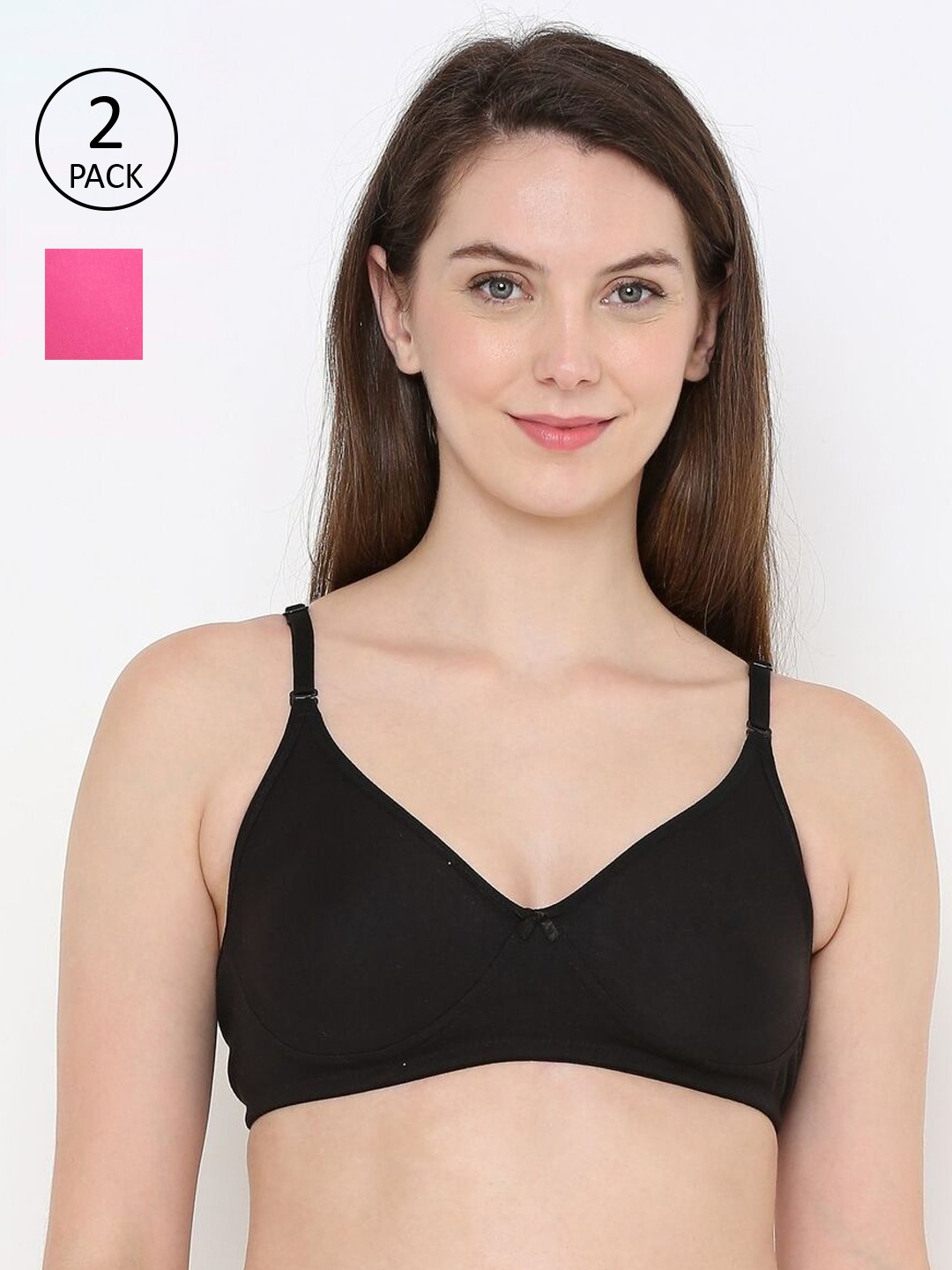 

Berrys Intimatess Black & Pink Bra