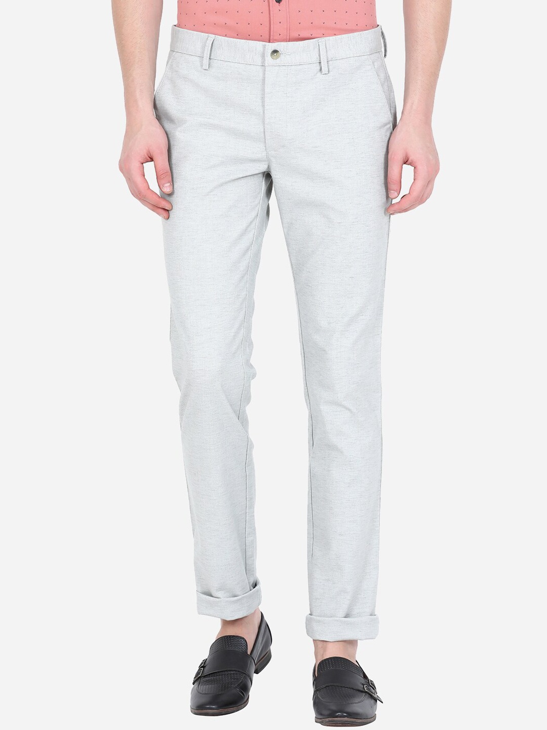 

Greenfibre Men Blue Skinny Fit Trousers