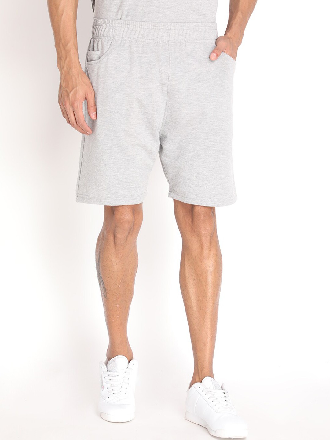 

CHKOKKO Men Grey Outdoor Sports Shorts