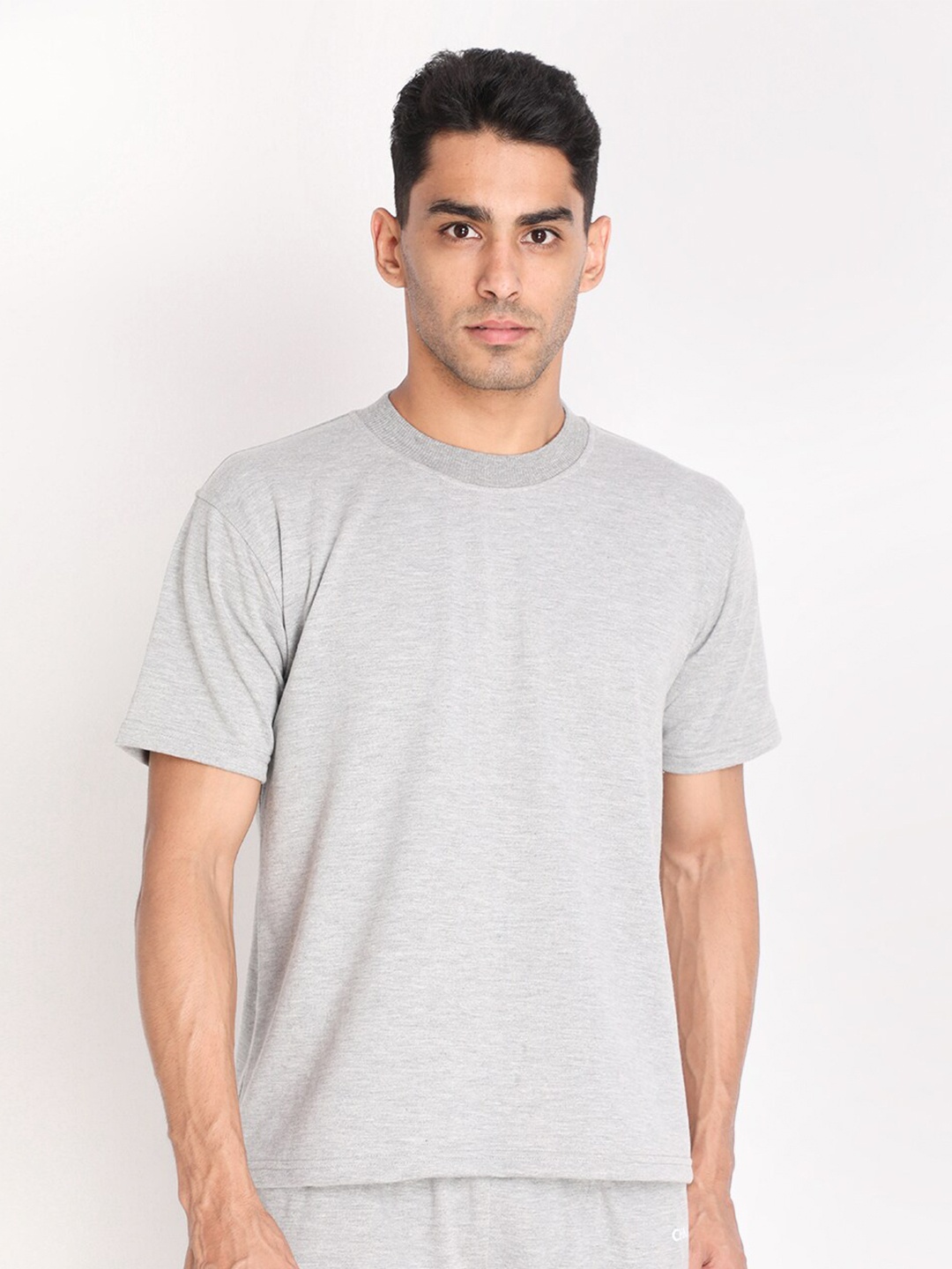 

Chkokko Men Grey T-shirt