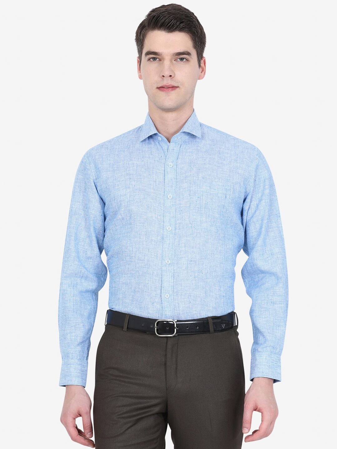 

JADE BLUE Men Blue Formal Shirt