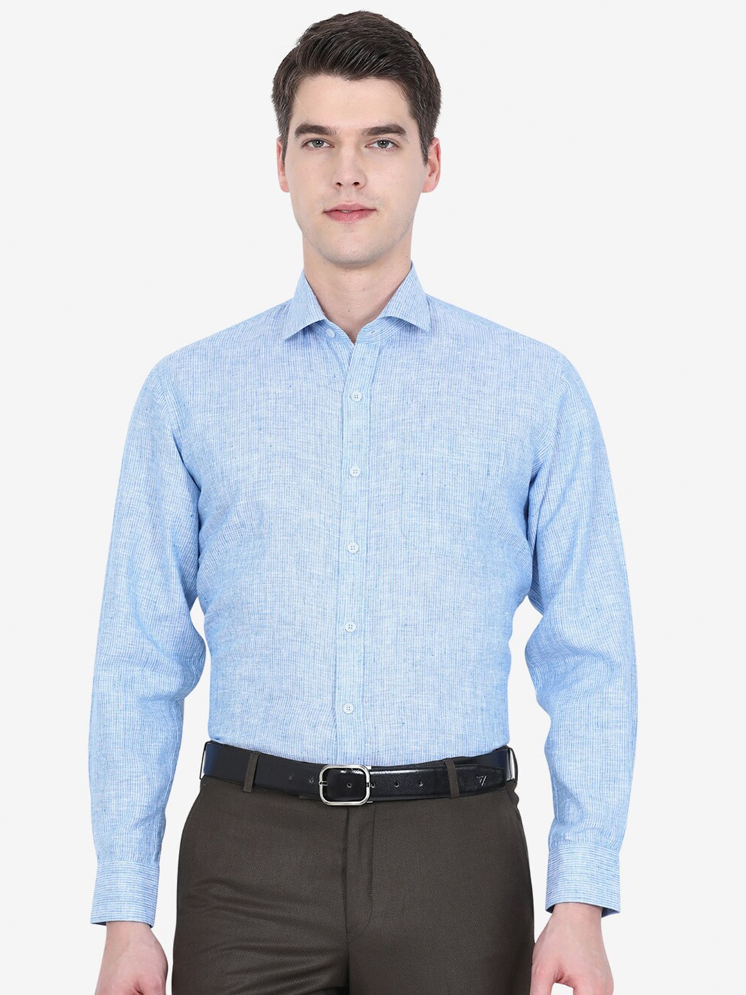 

JADE BLUE Men Blue Formal Shirt