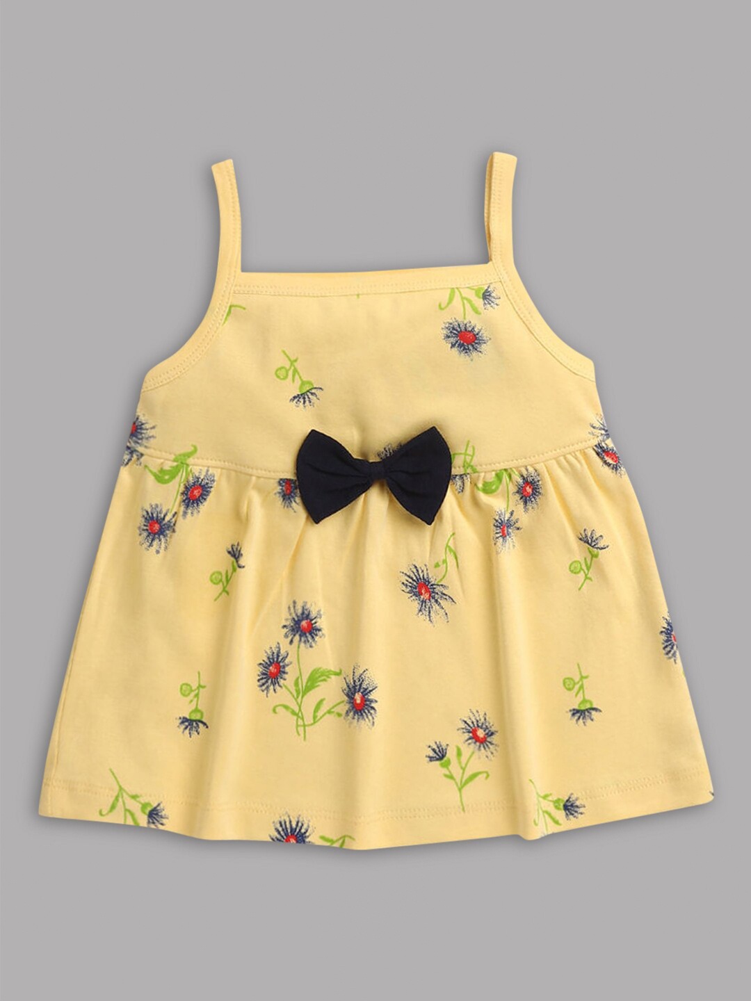 

Hopscotch Yellow Floral A-Line Dress