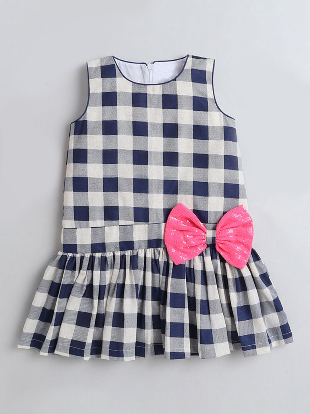 

Hopscotch Multicoloured Checked Dress, Multi
