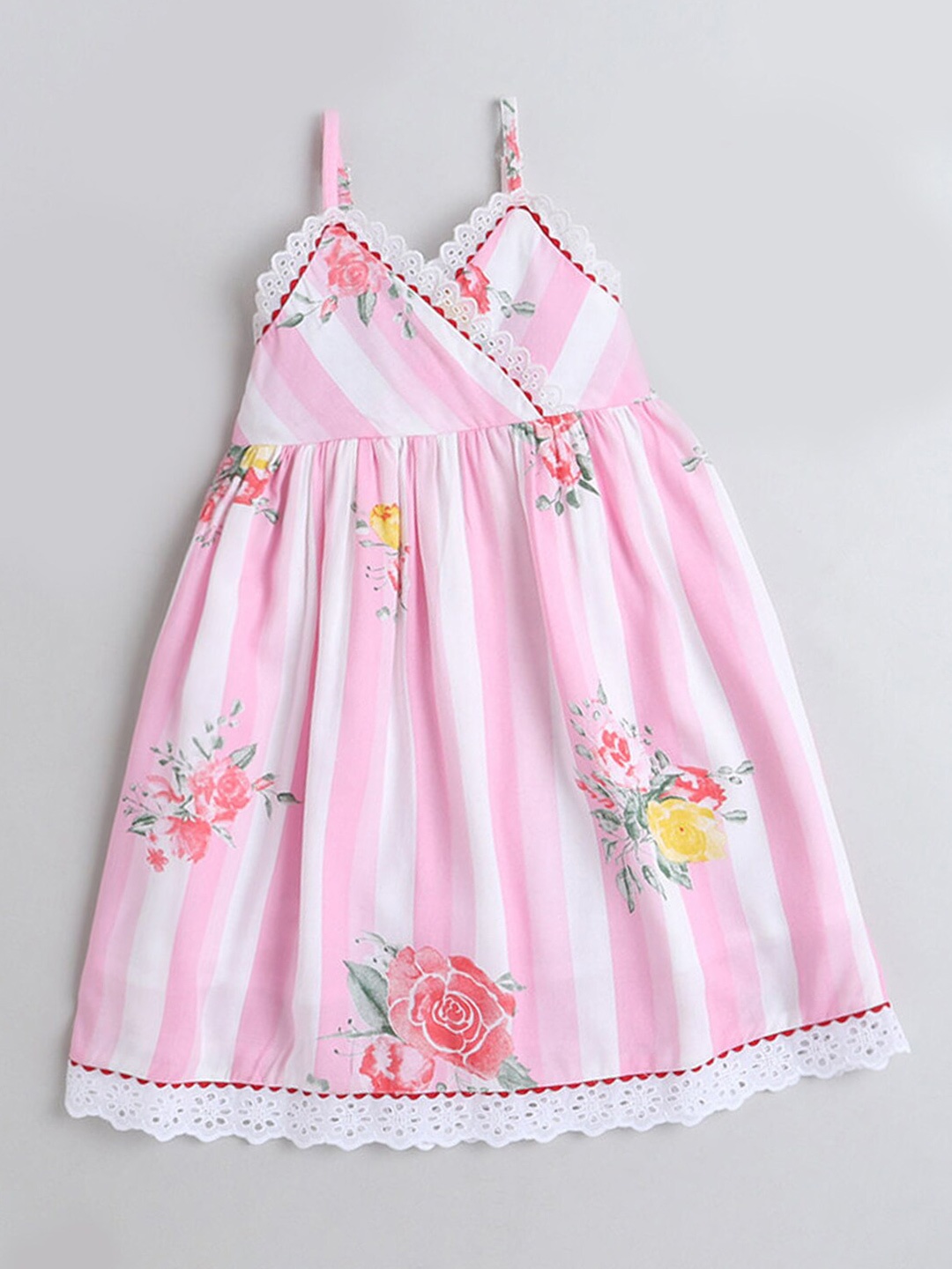 

Hopscotch Pink Floral Dress